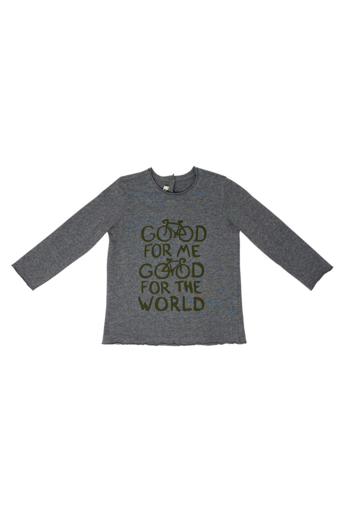 T-shirt "good for me good for the world"